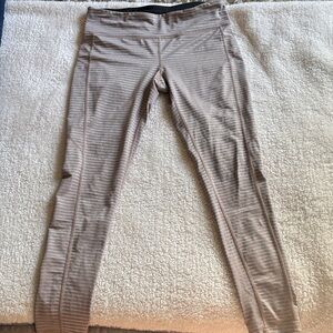 Striped Tan Leggings